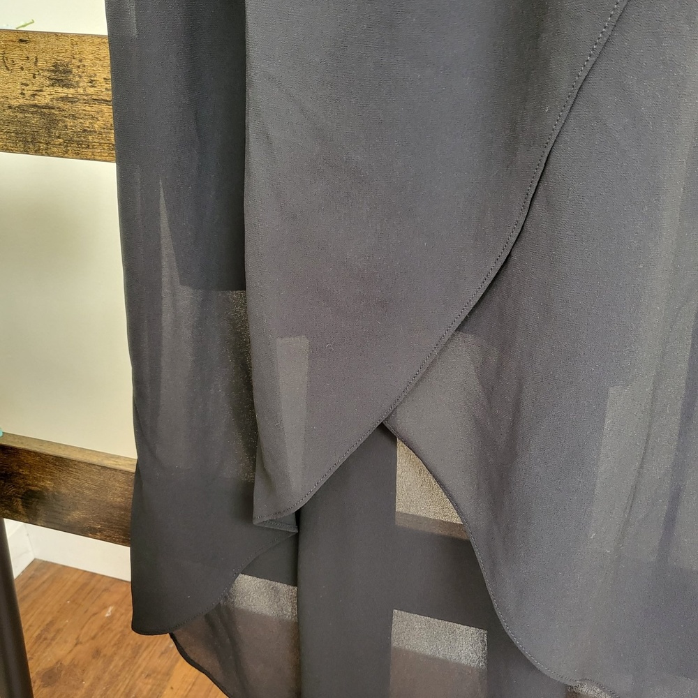 The Limited black flowy high low dress size XS - Picture 4 of 8